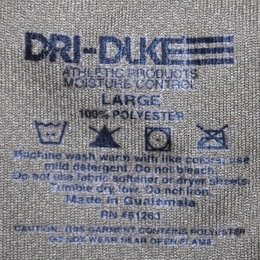 DRI-DUKE インナーシャツ アンダーシャツ TAN