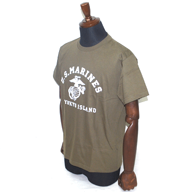 USMC 海兵隊 ミリタリープリントTシャツ TANの商品詳細｜ミリタリー