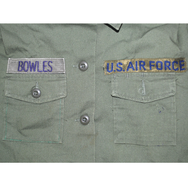 USAF アメリカ空軍 BDUジャケット ワッペン付き 戦闘服 ODの商品詳細