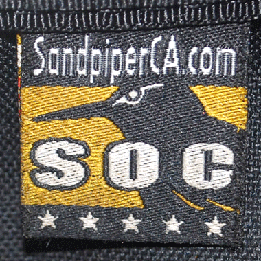 SOC SANDPIPER OF CALIFORNIA パスケース ネックストラップ ブラック