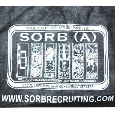 US ARMY SORB ナップサック ブラック