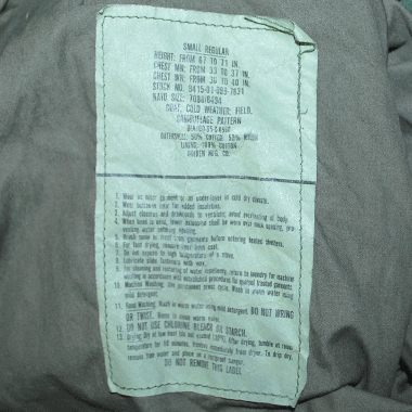 US ARMY COAT COLD WEATHER FIELD フィールドジャケット ワッペン付き ウッドランド