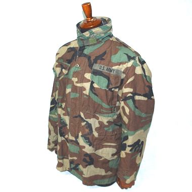 US ARMY COAT COLD WEATHER FIELD フィールドジャケット ワッペン付き ウッドランド