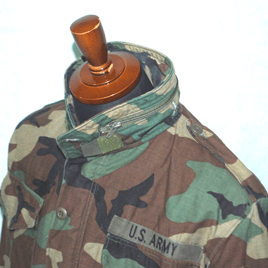 US ARMY COAT COLD WEATHER FIELD フィールドジャケット ワッペン付き ウッドランド