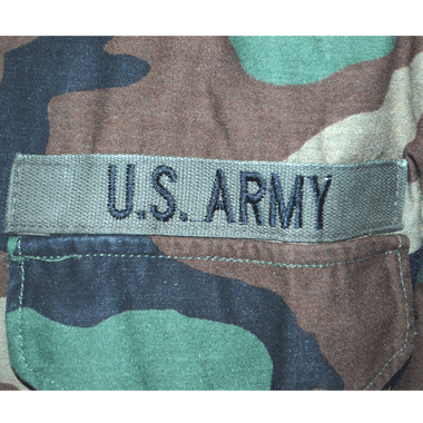 US ARMY COAT COLD WEATHER FIELD フィールドジャケット ワッペン付き ウッドランド