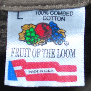 FRUIT OF THE ROOM US コットンシャツ ブラウン MADE IN USA