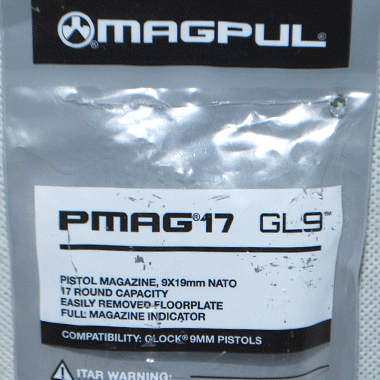 PMAG17 GL9 マガジン9×19mm NATO 17ROUND MADE IN USA