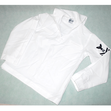 NAVY JUMPER MANS WHITE セーラーシャツ