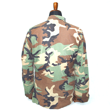 COAT HOT WEATHER WOODLAND CAMO PATTERN COMBAT BDUジャケット