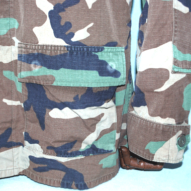 COAT HOT WEATHER WOODLAND CAMO PATTERN COMBAT BDUジャケット