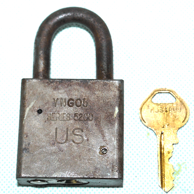 AMERICAN LOCK 南京錠 MADE IN USA YNGO5 5200