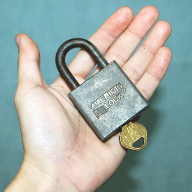 AMERICAN LOCK 南京錠 MADE IN USA YNGO5 5200