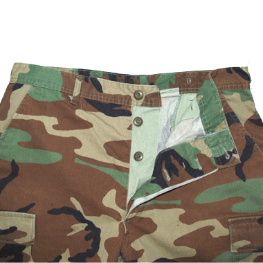 TROUSER TEMPERATE WOODLAND COMBAT BDUパンツ ノンリップ