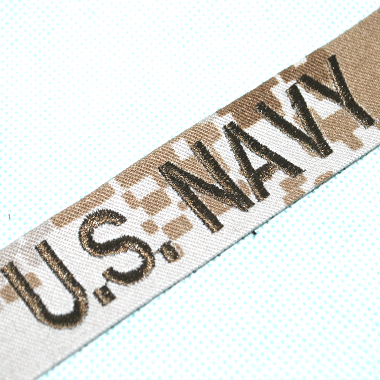 US NAVY ネームテープ 刺繍テープ ブランチテープ デザートマーパット