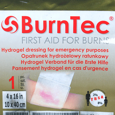 NAR BURNTEC FIRST AID FOR BURNS バーンドレッシング 熱傷用ガーゼ