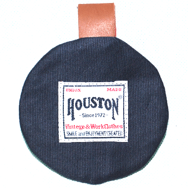 HOUSTON コットン コインケース OD/NAVY/TAN/BLK