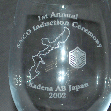 KADEBA AIR BASE 2002 記念品 グラス