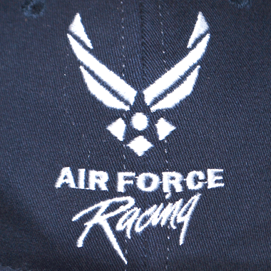 AIR FORCE RACING ベースボールキャップ MADE IN USA ネイビー