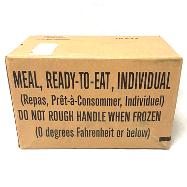 米軍放出品 軍用実物

MERL READY-TO-EAT INDIVIDUAL MRE CASE A

全12個セットとなっており、1-12番のメニューが入って
おります。

※未開封品

※食せずにコレクション用としてください。

※放出品の為、ケース本体に少しヘコミ、擦れなどがございますのでご理解の上、ご購入お願い致します。

※米軍放出品の為、画像の程度とは若干異なる場合がございますので予めご了承下さい。
(キズ、へこみ、汚れ、穴あき、ほつれ、文字書入れ(名前、ナンバー)など