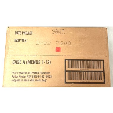 MERL READY-TO-EAT INDIVIDUAL MRE CASE A