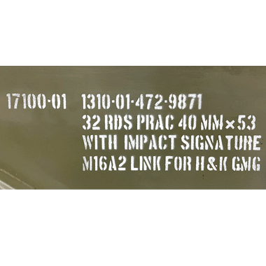 AMMOBOX アーモボックス 32RDS PRAC 40mm×53 OD 