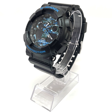 【CASIO 正規品】 G-SHOCK GA-100-CB-1AJF ブルーカモ