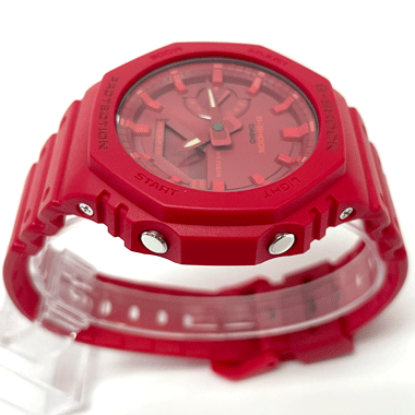 【CASIO 正規品】 G-SHOCK 2100 SERIES GA-2100-4AJF レッド