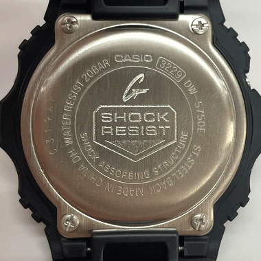 【CASIO 正規品】 G-SHOCK 5700 SERIES DW5750E-1JF ブラック