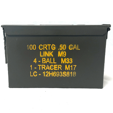 AMMOBOX アーモボックス 100 CRTG 50 CAL LINK M9