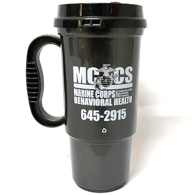 ミリタリータンブラー MCCS MARINE CORPS MADE IN USA ブラック