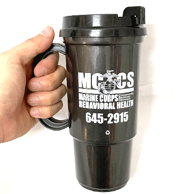 ミリタリータンブラー MCCS MARINE CORPS MADE IN USA ブラック