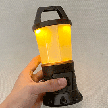 DURACELL LED ランタン ブラック