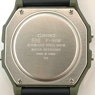 【CASIO 正規品】チープカシオ F-91WM-3AJH