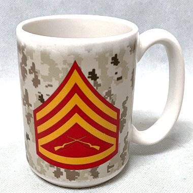 USMC STAFF SERGEANT 二等軍曹 マグカップ デザートマーパット