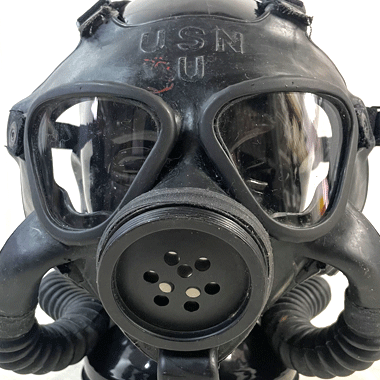 US NAVY ND GAS MASK MARK IV 専用バッグ付き 