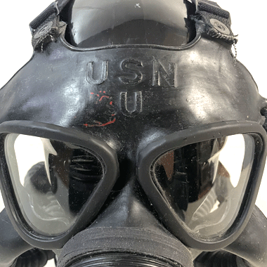 US NAVY ND GAS MASK MARK IV 専用バッグ付き 