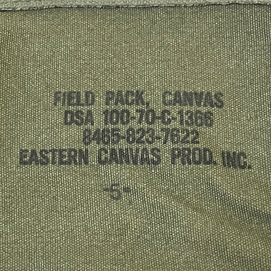 US FIELD PACK CANVAS フィールドパック OD