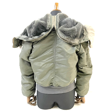 USAF JACKET FLYING MANS HEAVY ATTACHED HOOD N-2B セージの商品詳細 