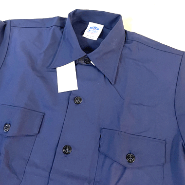 US NAVY SHIRT MANS UTILITY WORK ワークシャツ ネイビー