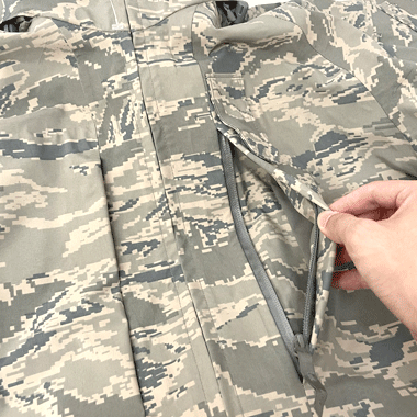 USAF APECS PARKA ゴアテックスパーカ GORETEXラベル付き ABU