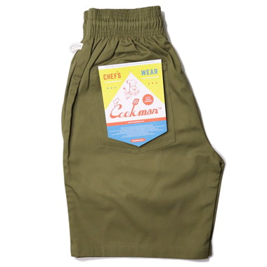 Cookman クックマン Chef Pants Short シェフパンツ ショート OD