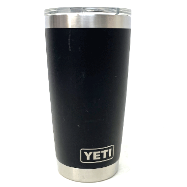 米軍放出品

YETI イエティ タンブラー ブラック

カラー：ブラック

サイズ：約17.5cm

容量：400mlほど

丈夫なフタ付きでパッキンがきれいに残ってます。

表面に若干擦れを感じますが、内側はとてもきれいです。

※米軍放出品の為、画像の程度とは若干異なる場合がございますので予めご了承下さい。
(キズ、へこみ、汚れ、穴あき、ほつれ、文字書入れ(名前、ナンバー)など