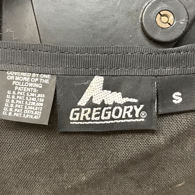 GREGORY バックウエストベルト ブラック