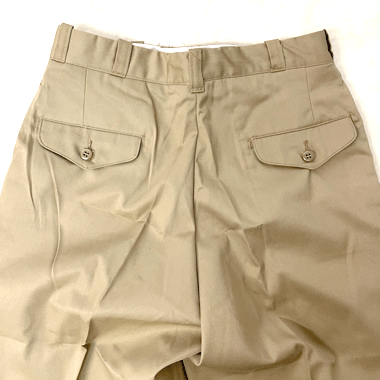 US TROUSERS MANS KHAKI USMC SHADE 2101 チノパンツ 70s