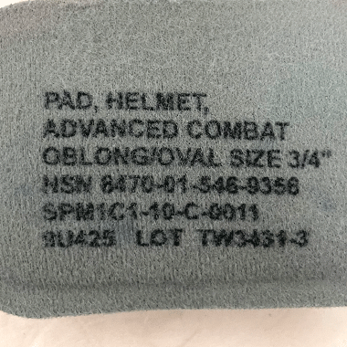 PAD HELMET ADVANCED COMBAT ヘルメットパッド 9個セット