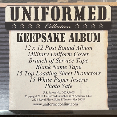 USAF BDU JACKET KEEPSAKE ALBUM アルバム 