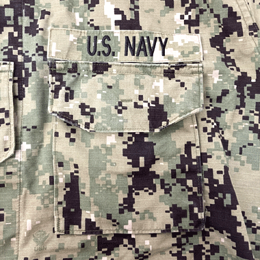 US NAVY SEABEES BLOUSE NAVY WORKING UNIFORM AOR2 TYPE3 の商品詳細 