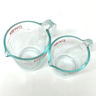 PYREX 耐熱ガラス メジャーカップ MADE IN USA 2個セット