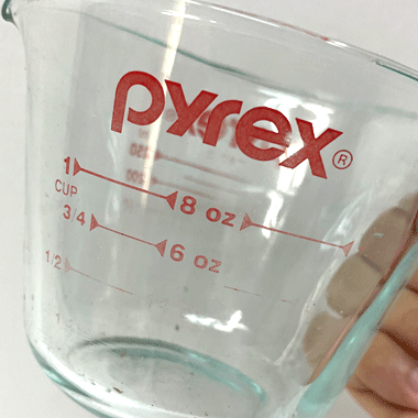 PYREX 耐熱ガラス メジャーカップ MADE IN USA 2個セット