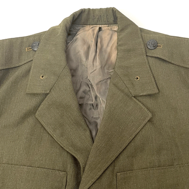 COAT MANS P/W GABARDINE GREEN SHADE 2212 80sドレスジャケット